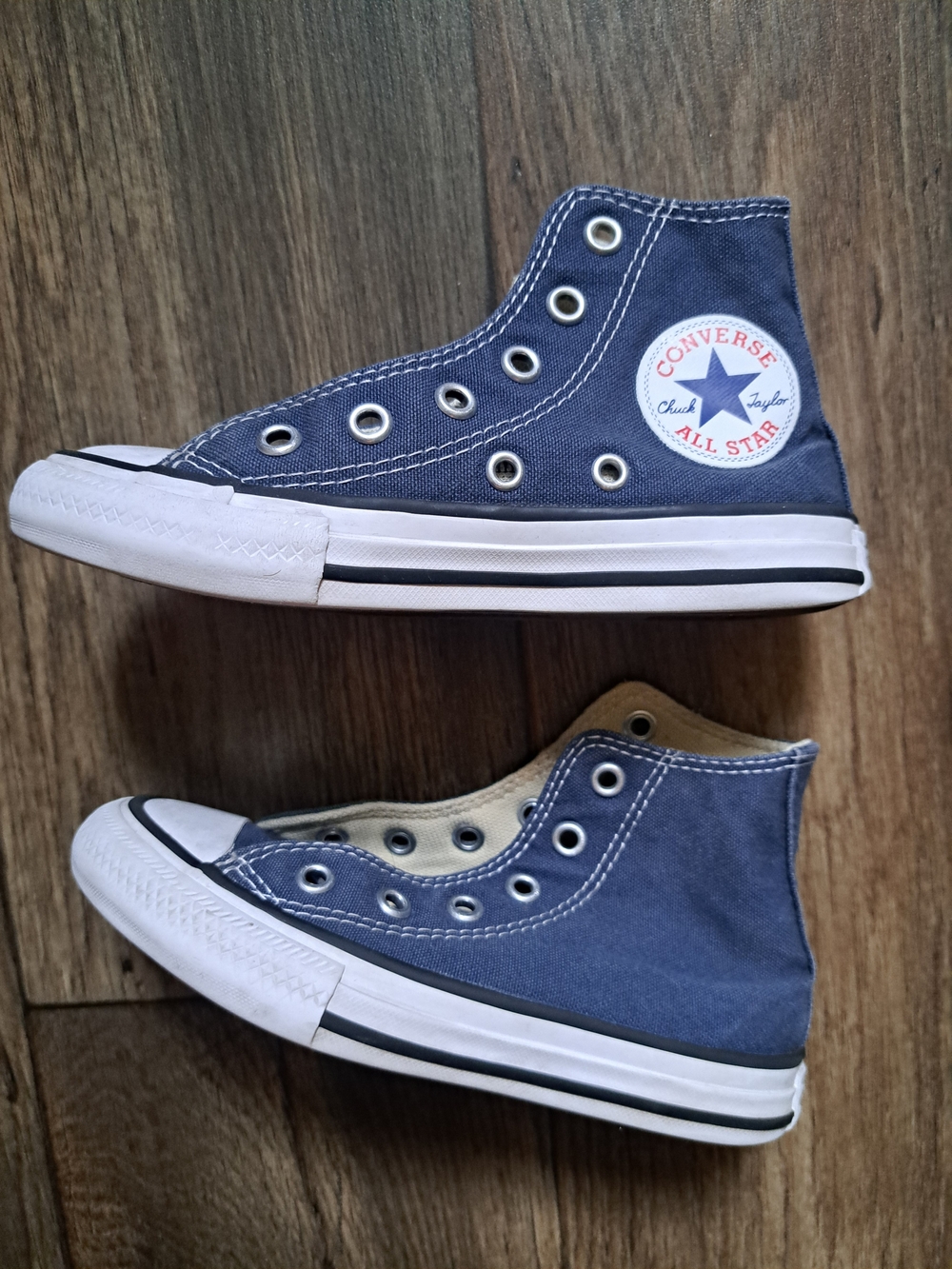 Size 11 Toddler GirlConverse Chuck Taylor All Star High Top Sneakers - Navy Blue